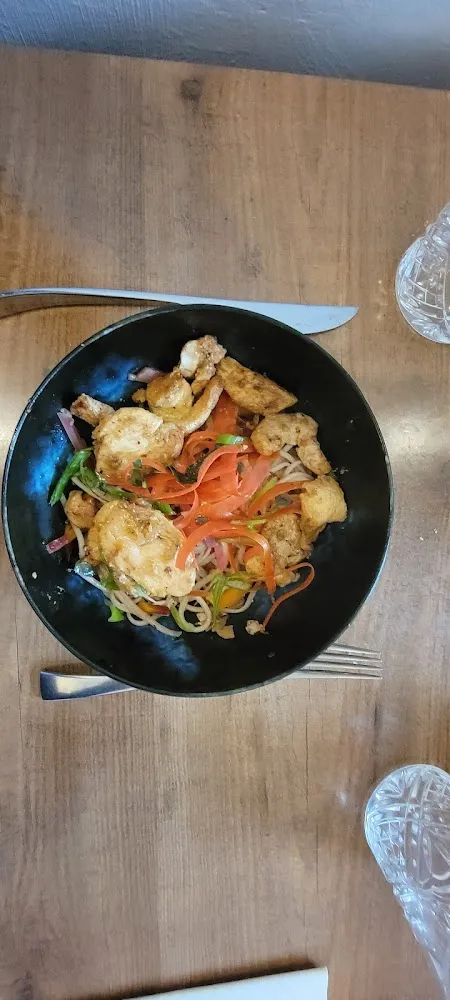 Poulet Au Wok de Légumes Croquants